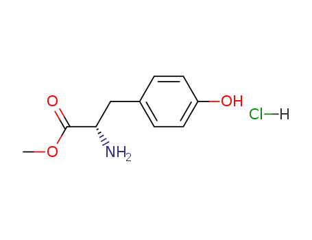 Molecular Structure of 3417-91-2 (Methyl L-tyrosinate hydrochloride)