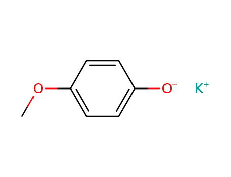 Molecular Structure of 1122-93-6 (potassium p-methoxyphenolate)