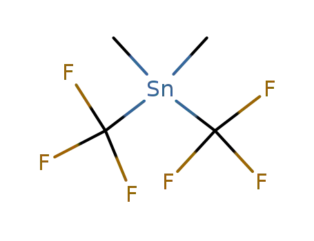 Molecular Structure of 65059-36-1 (Stannane, dimethylbis(trifluoromethyl)-)