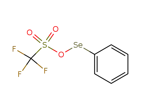 Molecular Structure of 112238-64-9 (benzeneselenyl trifalate)