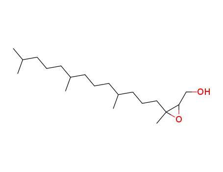 Molecular Structure of 107438-44-8 (Oxiranemethanol, 3-methyl-3-(4,8,12-trimethyltridecyl)-)