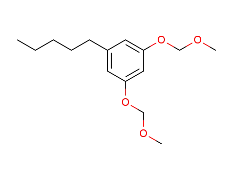 Molecular Structure of 94450-80-3 (Benzene, 1,3-bis(methoxymethoxy)-5-pentyl-)