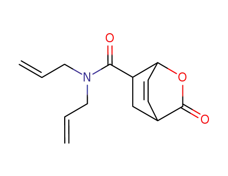 3-Oxo-2-oxa-bicyclo[2.2.2]oct-7-ene-6-carboxylic acid diallylamide
