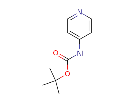Molecular Structure of 98400-69-2 (4-(Boc-amino)pyridine)