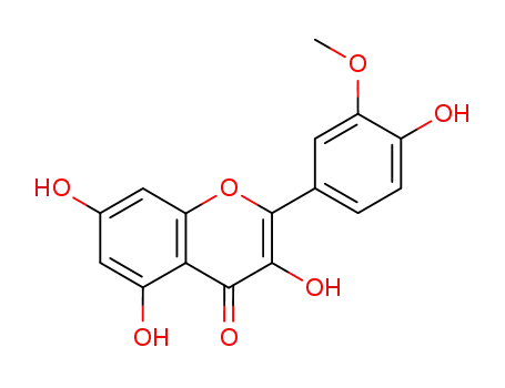 Molecular Structure of 480-19-3 (Isorhamnetin)