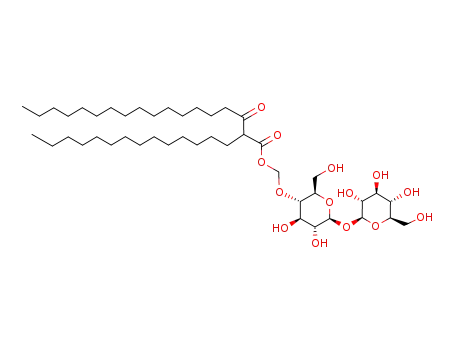 3-Oxo-2-tetradecyl-octadecanoic acid (2R,3S,4R,5R,6S)-4,5-dihydroxy-2-hydroxymethyl-6-((2S,3R,4S,5S,6R)-3,4,5-trihydroxy-6-hydroxymethyl-tetrahydro-pyran-2-yloxy)-tetrahydro-pyran-3-yloxymethyl ester