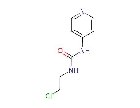 Molecular Structure of 62491-96-7 (1-(2-CHLORO-ETHYL)-3-PYRIDIN-4-YL-UREA)