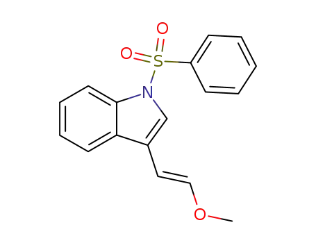 (E)-1-(Phenylsulfonyl)-3-(β-methoxyvinyl)indole