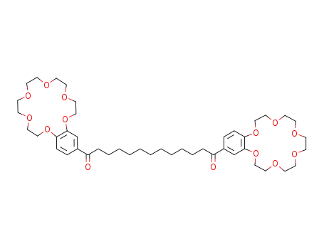 1,13-Bis-(6,7,9,10,12,13,15,16,18,19-decahydro-5,8,11,14,17,20-hexaoxa-benzocyclooctadecen-2-yl)-tridecane-1,13-dione