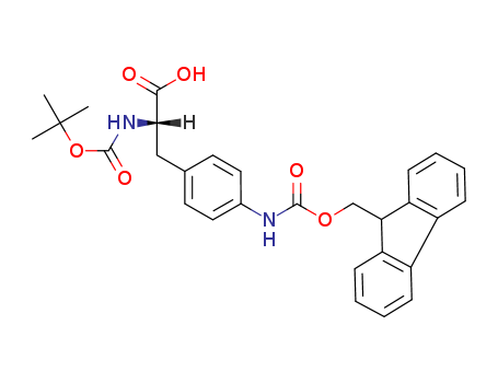 N-[(1,1-Dimethylethoxy)carbonyl]-4-[[(9H-fluoren-9-ylmethoxy)carbonyl]amino]-L-phenylalanine
