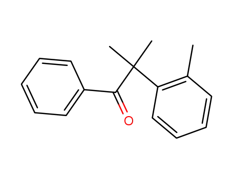 1-Propanone, 2-methyl-2-(2-methylphenyl)-1-phenyl-