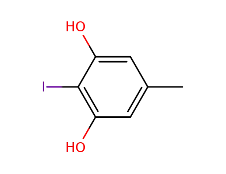 1,3-dihydroxy-2-iodo-5-methylbenzene