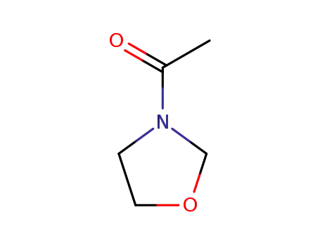 Molecular Structure of 3672-60-4 (3-acetyl-1,3-oxazolidine)
