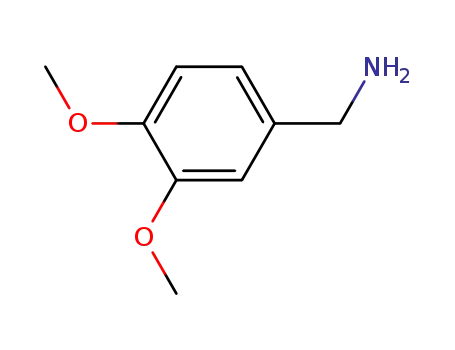 Molecular Structure of 5763-61-1 (Veratrylamine)