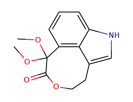 1,3,4,7-tetrahydro-7,7-dimethoxyoxocino<4,5,6-cd>indol-6-one