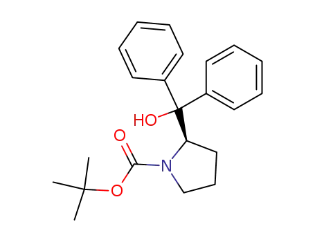 2-(hydroxy(diphenyl)methyl)pyrrolidine-1-carboxylic acid tert-butyl ester