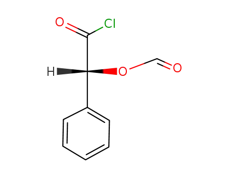 Molecular Structure of 29169-64-0 ((R)-(-)-O-Formylmandeloyl chloride)