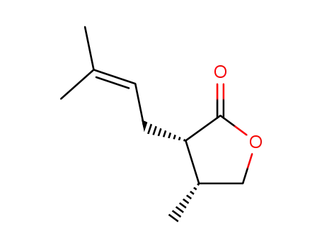 (2S,3R)-3-methyl-2-(3-methyl-2-butenyl)-4-butanolide