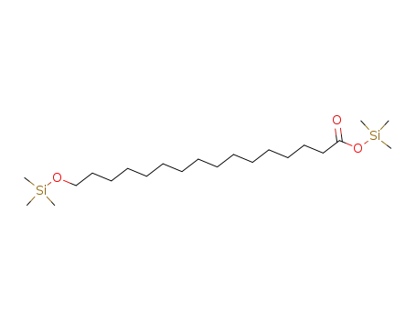 Molecular Structure of 93472-41-4 (Hexadecanoic acid, 16-[(trimethylsilyl)oxy]-, trimethylsilyl ester)