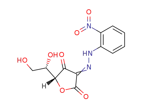 L-threo-2,3-hexodiulosono-1,4-lactone 2-(o-nitrophenylhydrazone)