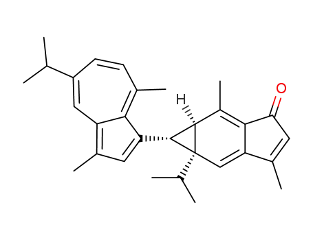 1-(3-guaiazulenyl)-6a-isopropyl-2,5-dimethyl-1,1a,3,6a-tetrahydrocyclopropainden-3-one