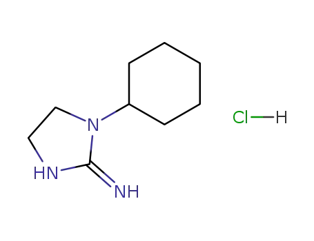 Molecular Structure of 51099-11-7 (1H-Imidazol-2-amine, 1-cyclohexyl-4,5-dihydro-, monohydrochloride)