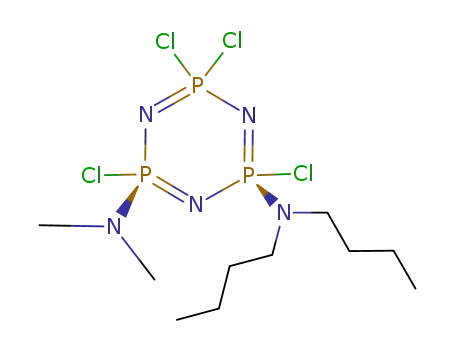 (2R,4S)-N,N-Dibutyl-2,4,6,6-tetrachloro-N',N'-dimethyl-2λ5,4λ5,6λ5-[1,3,5,2,4,6]triazatriphosphinine-2,4-diamine