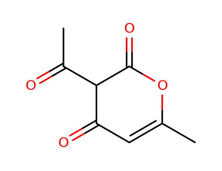 520-45-6,Dehydroacetic acid,3-Acetyl-6-methyl-1-oxacyclohex-5-ene-2,4-dione;3-Acetyl-6-methyl-2H-pyran-2,4(3H)-dione;3-Acetyl-6-methyldihydropyrandione-2,4;3-Acetyl-6-methylpyran-2,4(3H)-dione;Aceticacid, dehydro-;Biocide 470F;DHAA;DHS;Dehydracetic acid;Methylacetopyronone;