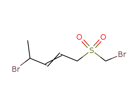 4-bromo-2-pentenyl bromomethyl sulfone