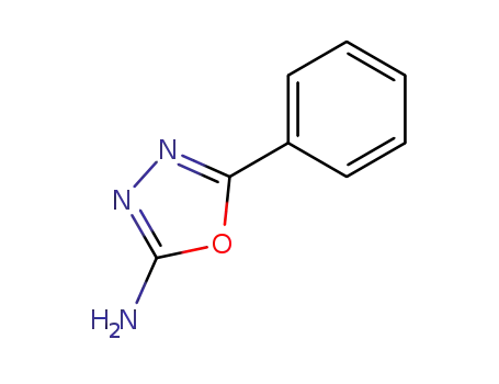 Molecular Structure of 1612-76-6 (5-PHENYL-1,3,4-OXADIAZOL-2-AMINE)