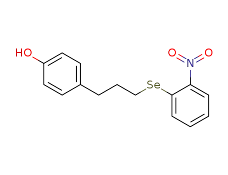 Molecular Structure of 95081-49-5 (Phenol, 4-[3-[(2-nitrophenyl)seleno]propyl]-)