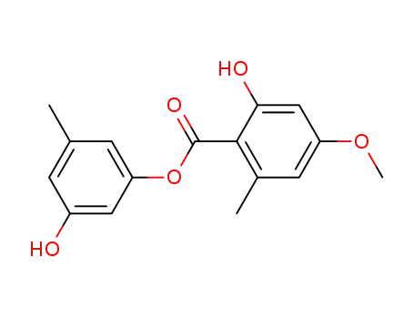 3-hydroxy-5-methylphenyl 2-hydroxy-4-methoxy-6-methylbenzoate