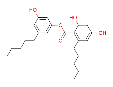 3-hydroxy-5-pentylphenyl 2,4-dihydroxy-6-pentylbenzoate