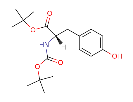 Molecular Structure of 18938-60-8 (Boc-Tyr-OtBu)