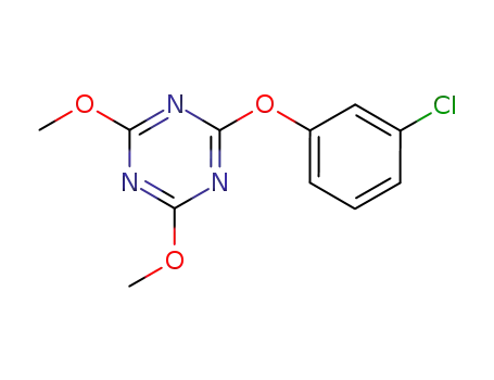 2-(3-chlorophenoxy)-4,6-dimethoxy-1,3,5-triazine