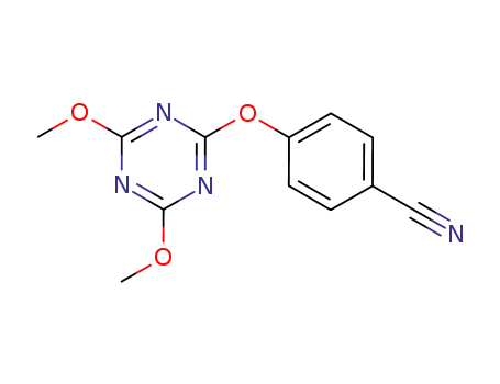 4-((4,6-dimethoxy-1,3,5-triazin-2-yl)oxy)benzonitrile