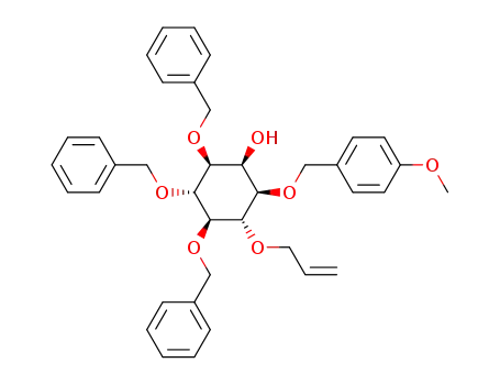 (-)-6-O-allyl-1-O-(p-methoxybenzyl)-3,4,5-tri-O-benzyl-myo-inositol