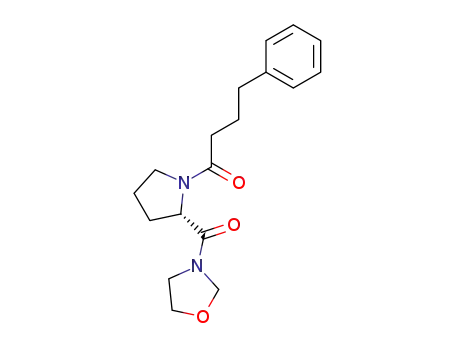 1-[(S)-2-(Oxazolidine-3-carbonyl)-pyrrolidin-1-yl]-4-phenyl-butan-1-one