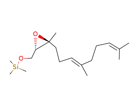 [3t-((E)-4,8-dimethyl-nona-3,7-dienyl)-3c-methyl-oxiran-r-ylmethoxy]-trimethyl-silane