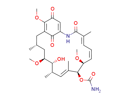 Carbamic acid (6-hydroxy-5,11,21-trimethoxy-3,7,9,15-tetramethyl-16,20,22-trioxo-17-azabicyclo[16.3.1]docosa-1(21),8,12,14,18-pentaen-10-yl) ester