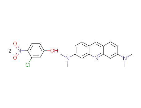 N,N,N',N'-Tetramethyl-acridine-3,6-diamine; compound with 3-chloro-4-nitro-phenol
