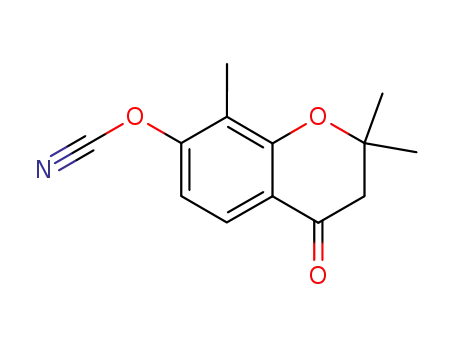 7-Cyanato-2,2,8-trimethyl-chroman-4-one