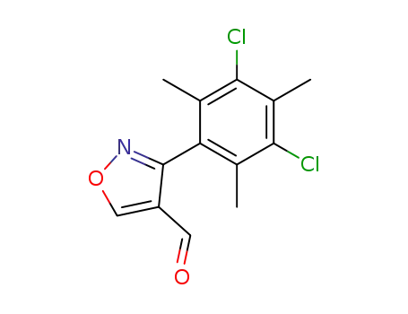 3-(3,5-Dichloro-2,4,6-trimethyl-phenyl)-isoxazole-4-carbaldehyde