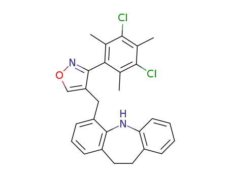 4-[3-(3,5-Dichloro-2,4,6-trimethyl-phenyl)-isoxazol-4-ylmethyl]-10,11-dihydro-5H-dibenzo[b,f]azepine