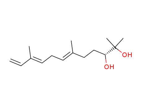 (+)-(3E,6E,10R)-3,7,11-trimethyldodeca-1,3,6-triene-10,11-diol