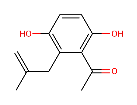 2-acetyl-3-(2-methylallyl)-1,4-benzenediol