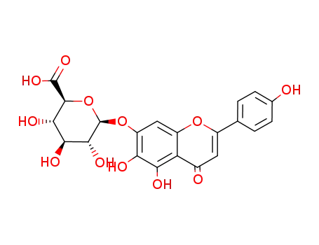 Molecular Structure of 27740-01-8 (Scutellarin)