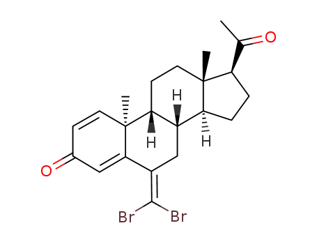 6-Dibrommethylen-9β,10α-pregna-1,4-dien-3,20-dion