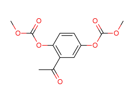 Carbonic acid 3-acetyl-4-methoxycarbonyloxy-phenyl ester methyl ester