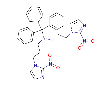 N-(triphenylmethyl)bis<3-(2-nitro-1H-imidazolyl)propyl>amine